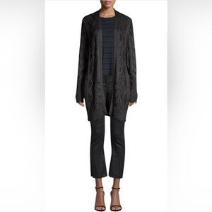 RtA Serge Metallic Cable Knit Cardigan – Size M